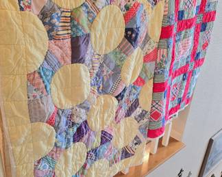 Vintage handmade quilts
