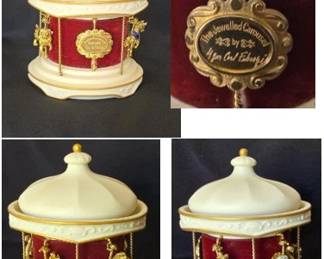 he Jewelled Carousel to display 4-14 kt gold carousel pins by Igor Carl Fabergi