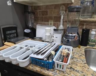 utensils, stainless cutlery sets, small appliances and more!
