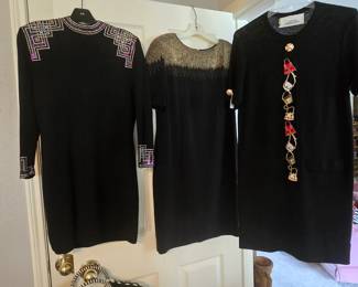 Vintage clothing - St. John's by Marie Gray,  Neiman Marcus BlackTie Oleg Cassini,  and Steve Fabrikant