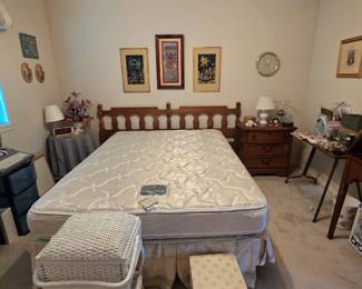 *** STILL AVAILABLE*** Queen mattress, box spring & frame 