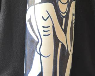 20.5" Mid-Century Modern (MCM) vase made in Haloganas,Sweden by John Anderson & Albert Johansson