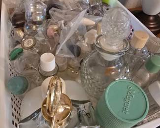 vintage perfume bottle collection