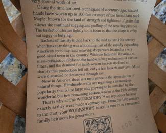 The WORKSHOPS of Gerald E. Henn pamphlet in basket