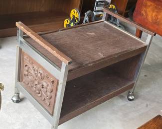 Vintage 1960s rolling cart