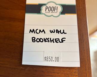 MCM Wall Bookshelf 