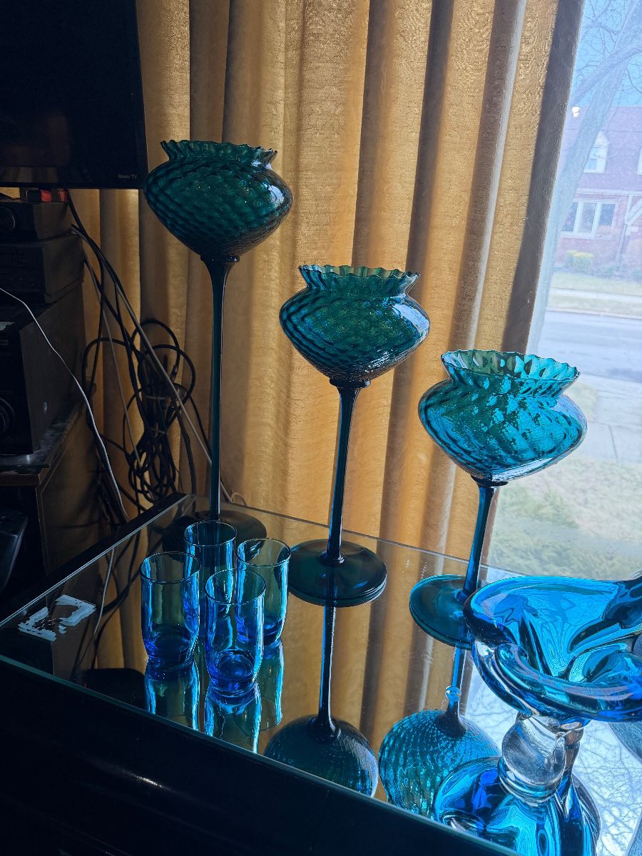 Nice Selection of Blue Glass