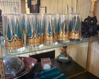 Mid-century Modern water glasses