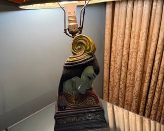 Lamp with Asian style base