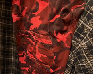 Fatigue Pants Red Tone