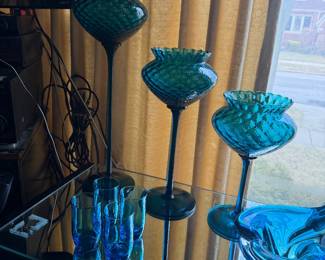 Nice Selection of Blue Glass 
