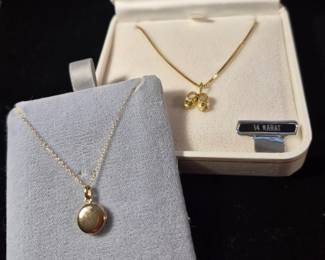 14k necklaces 