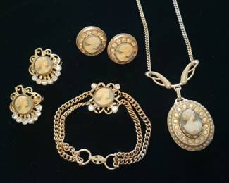 Vintage Cameo costume jewelry