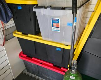 Plastic bins for sale - $4 to $6 each