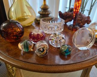 Vintage glasses Paperweights