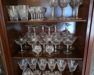 Gorham Cherrywood Clear Glasses Elegant Vintage Crystal