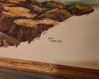 Beautiful painting by Ruth Helpper.