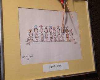 1975 print titled "LiBerated Women" by artist William Egan