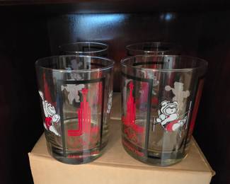 Moscow Olympic Games 1980 Glasss Cup Misha Bear