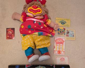 Vintage Cabbage Patch Kids doll 7 piece outfit circus clown costume