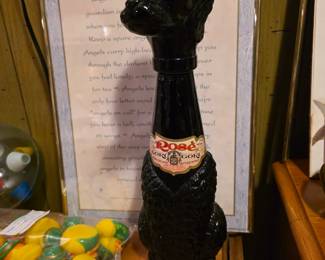 Poodle wine decanter 
