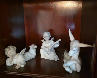 Lladro Angel Mimico  Mate Finish Fine Porcelain Figurines