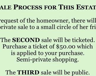 More info on Second Sale by March 5th.