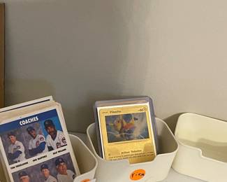 Sports cards and Pokemon cards