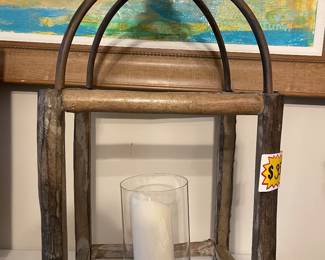 Large Lantern with Candle