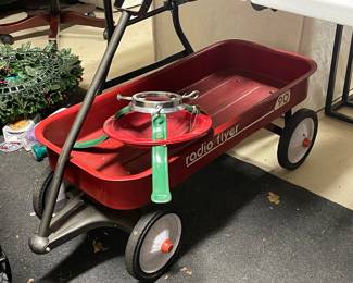 Wagon and Christmas Tree Stand