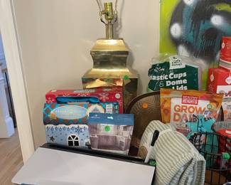 Lamp, Office items, kitchen items