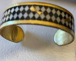 Harlequin Black & White Cuff