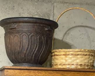 Flower planter and basket