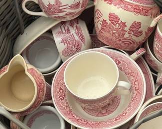 Pink/white China
