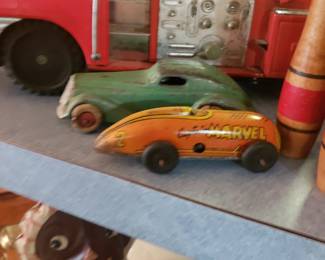 Antique toy cars