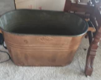 Copper tub