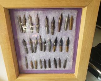 Antique pen nibs