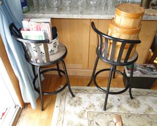 Pair of counter chairs