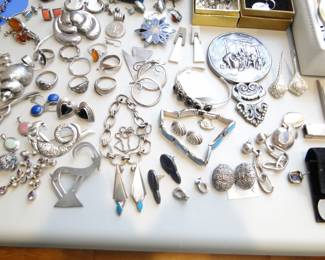 Lots of Sterling silver jewelry