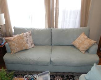 Microfiber Sofa seafoam Green