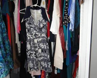 Vintage and newer clothes