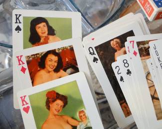 Naughty playing cards