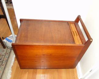 MCM Tambour Storage Cabinet (Accordion Style)