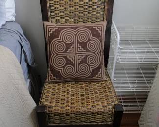 Lots of unique chairs and pillows