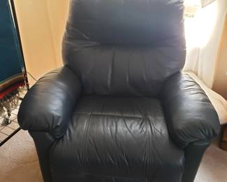 Leather recliner