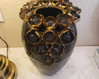 John Richard black vase