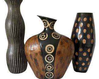 Three Abstract Vases