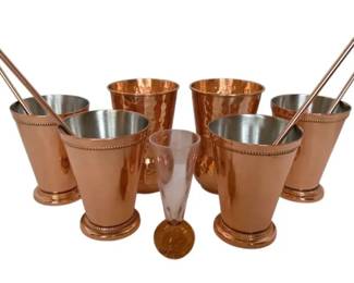 Hammered Copper Tumblers More