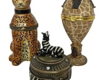 Bombay Leopard Candle Trinket Box Other Trinket Boxes