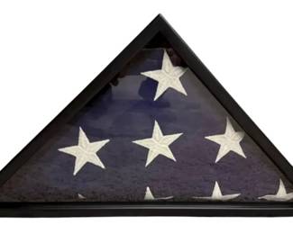 Black Commemorative Flag Case Flag